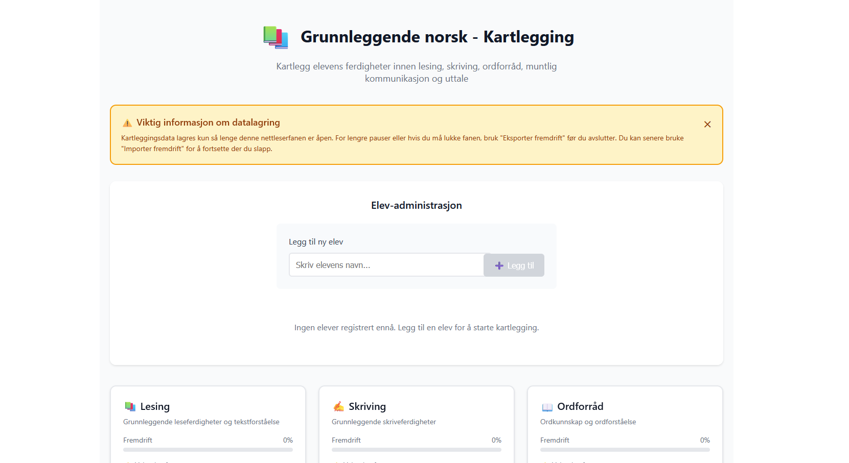 Kartlegger