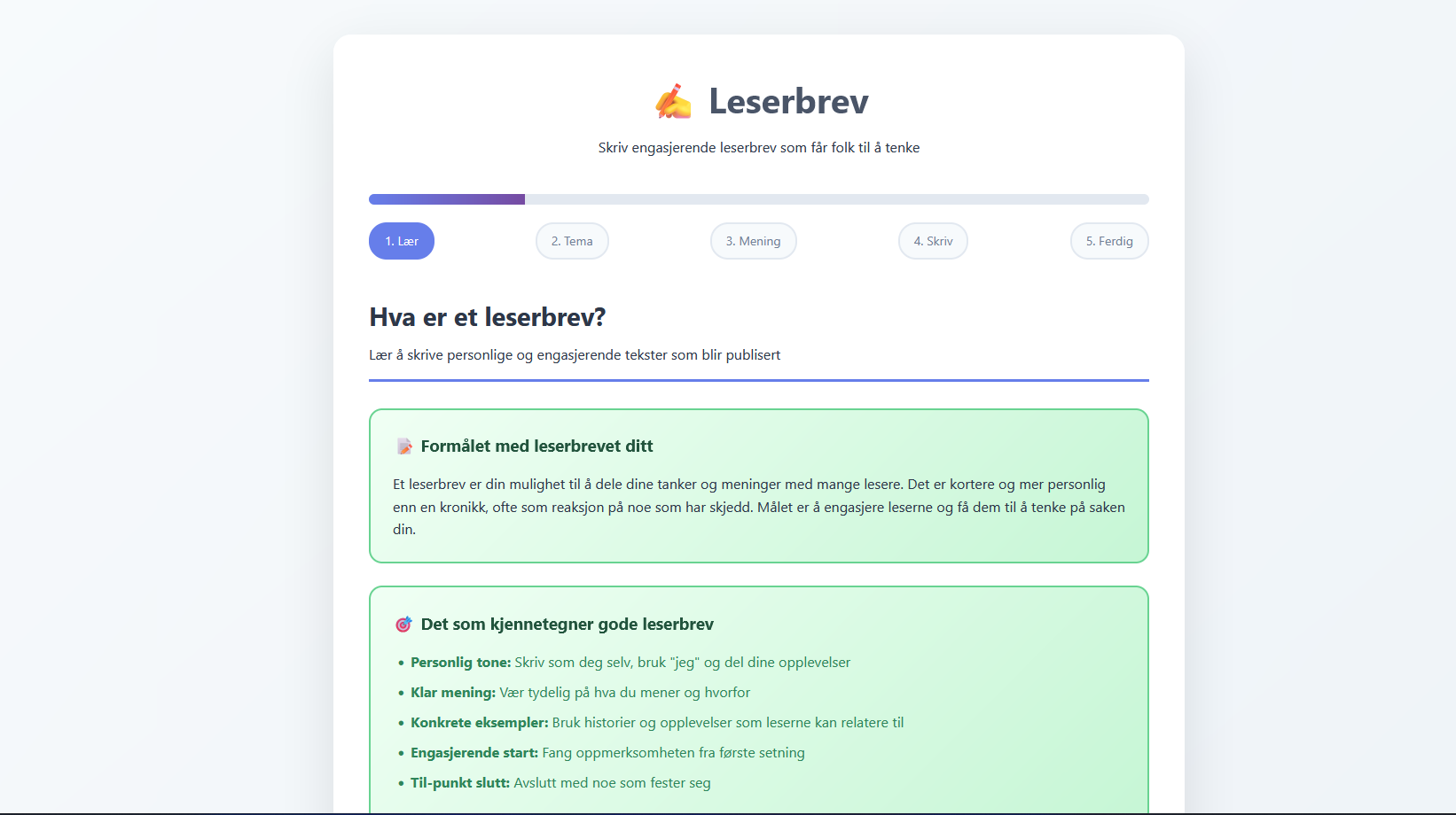 Leserbrev