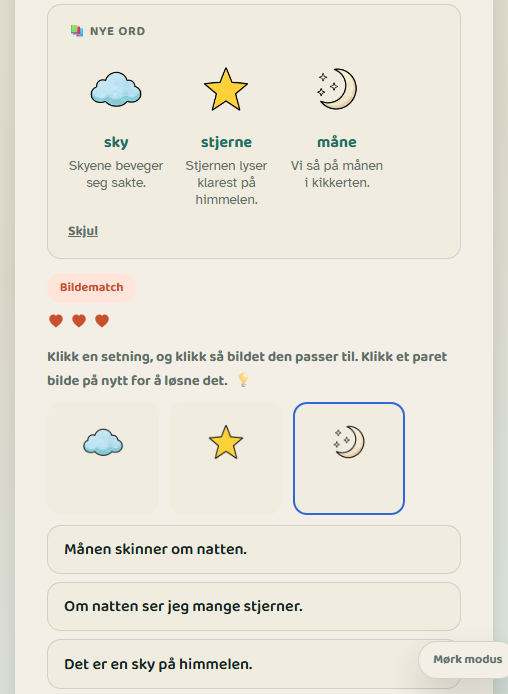 Norskflyt — en annen oppgavetype
